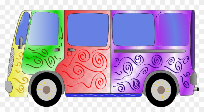 Bus Clipart 60's - 60's Png #1324954