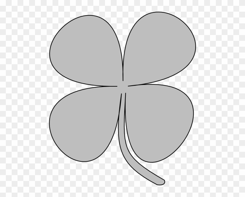 Shamrock Outline Clip Art - Štvorlístok Obrázok #1324987