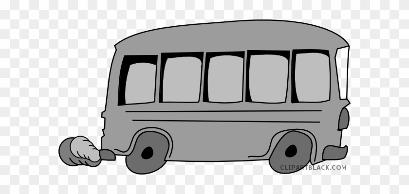 School Bus Transportation Free Black White Clipart - Outline Of A Bus #1325030