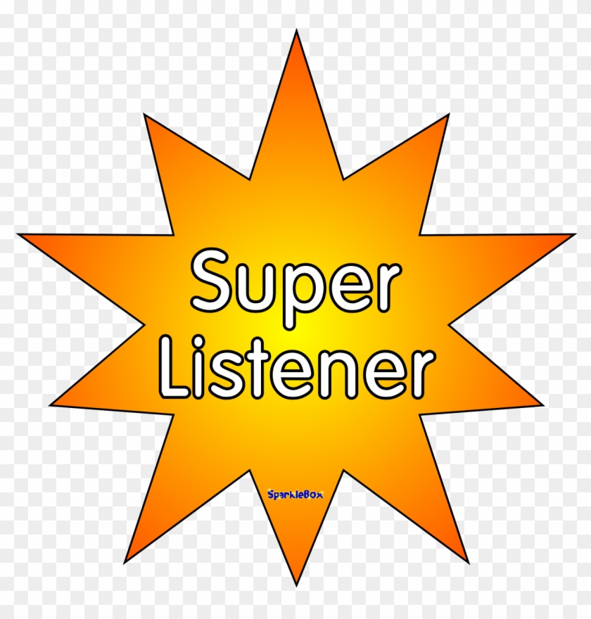 Good Listener Clipart - Best Reader Badges #1325079