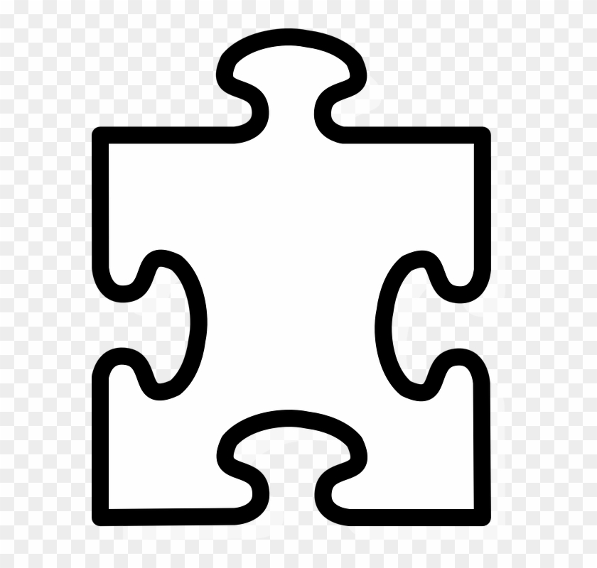 Image Result For Volunteer Clipart - Puzzle Pieces Clipart Black And White #1325104