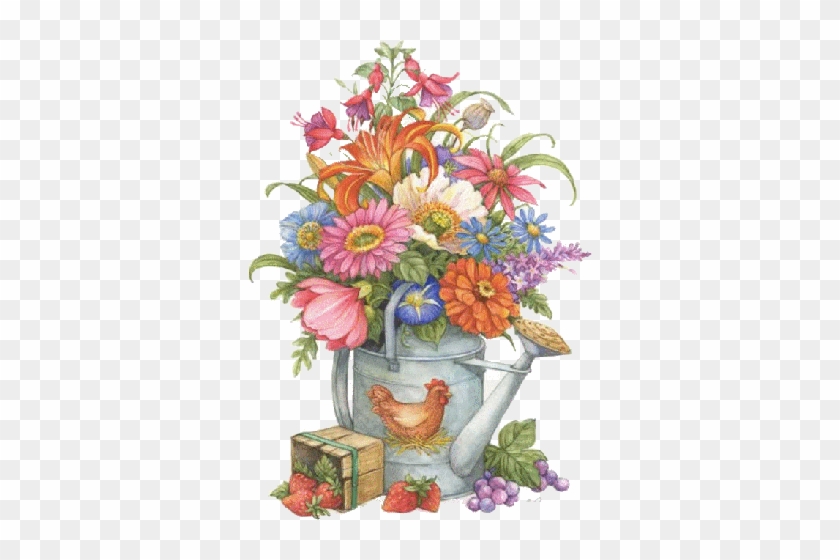 Free Download Tagi - Free Clip Art For Flowers In Watering Cans #1325135