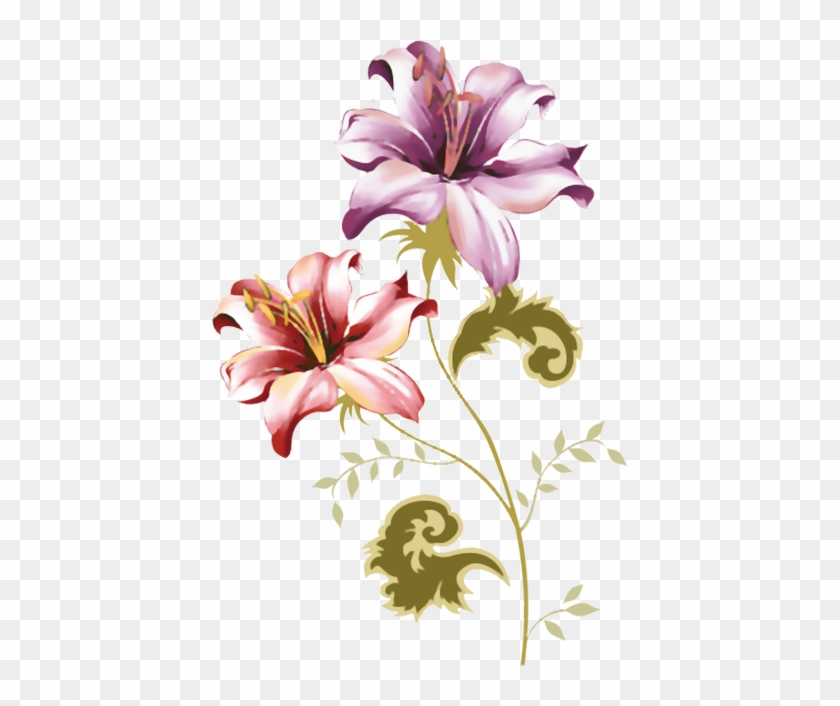 Gaming Mouse Pad Customized Rubber Vintage Floral Patterns #1325145