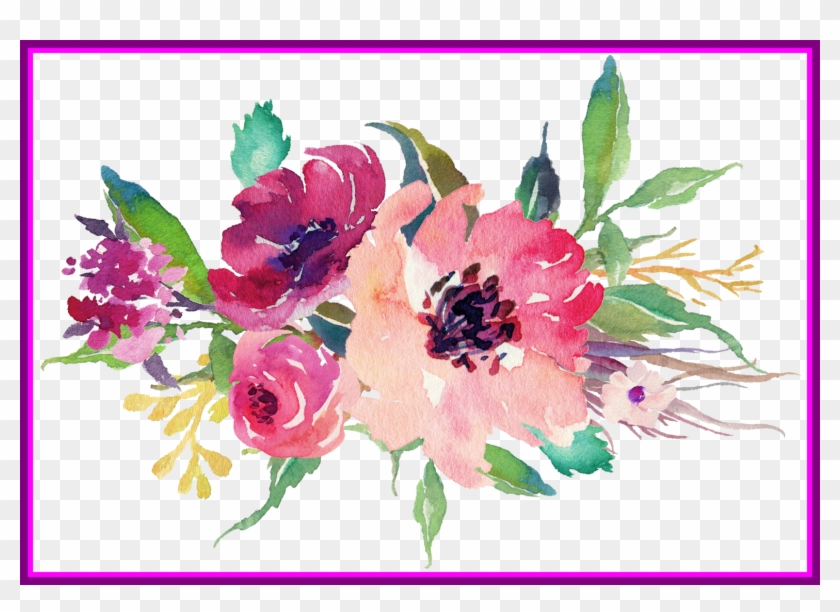 Incredible Pin By Dee Flores On U Just Lettering For - Watercolor Flowers Png #1325148