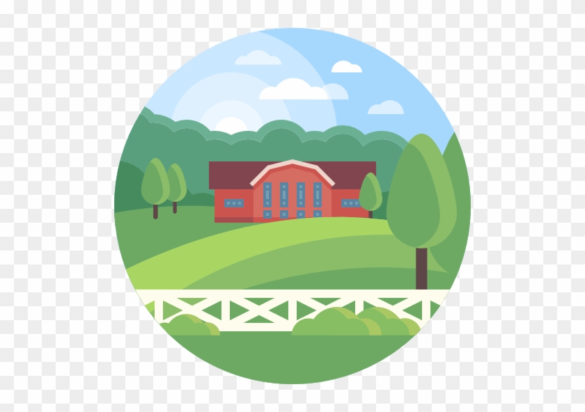 Coast Clipart Transparent Nature - Ranch Icon #1325178