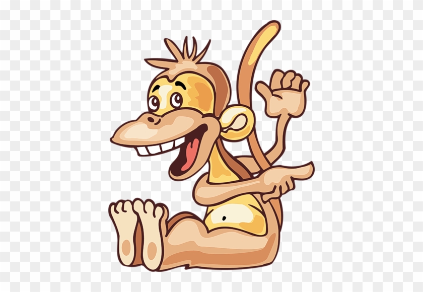 Funny Monkeys - Прозрачном Фоне Обезьянка Анимация #1325245