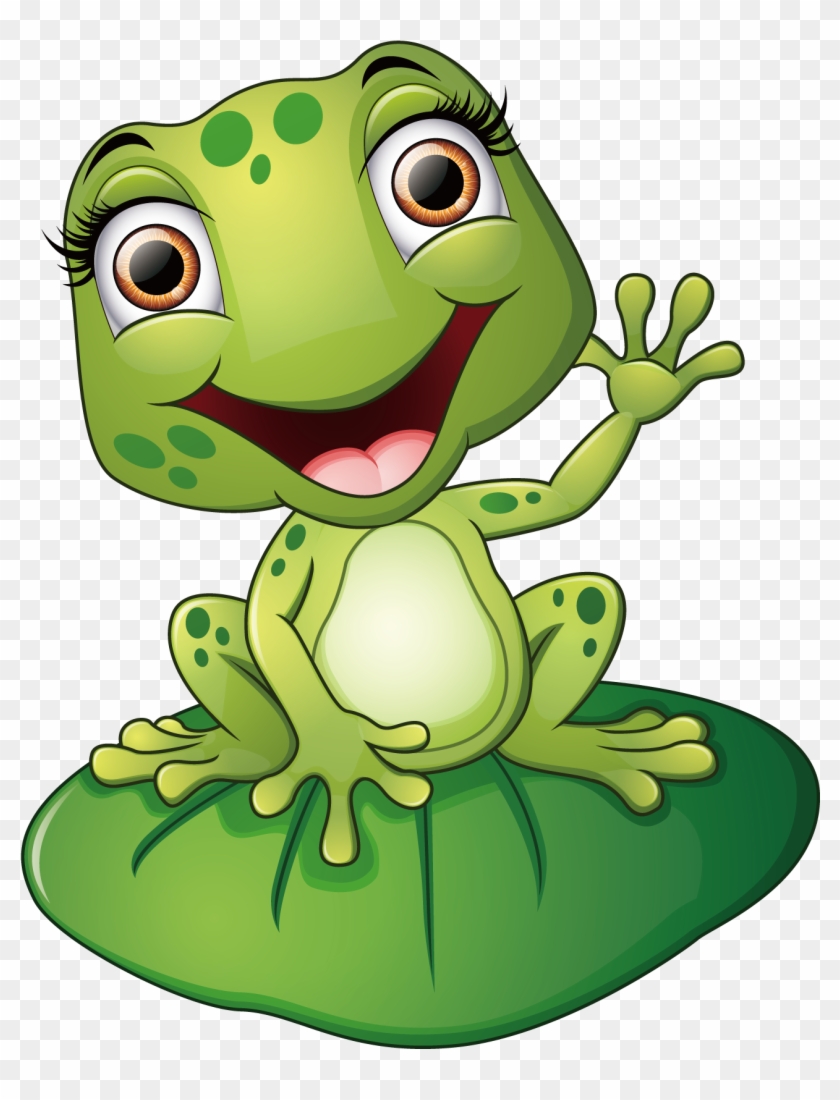 Frog Cartoon Illustration - Cartoon Frog #1325333