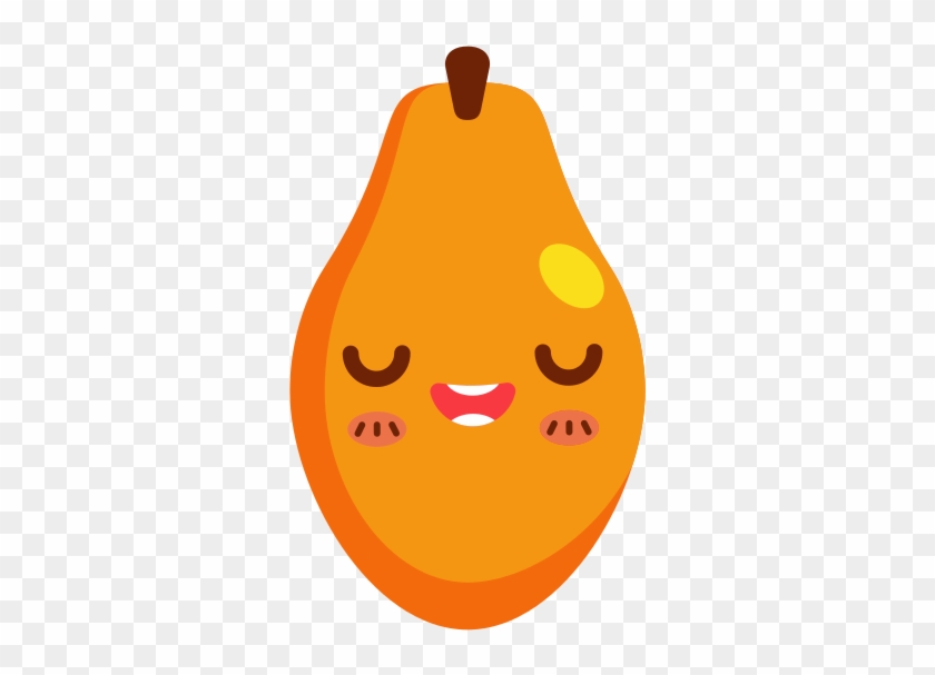 Papaya Clipart Orange - Cartoon #1325357