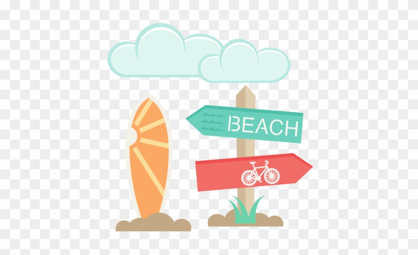 Beach Icons Set Svg Scrapbook Cut File Cute Clipart - Cute Beach Clipart Png #1325386