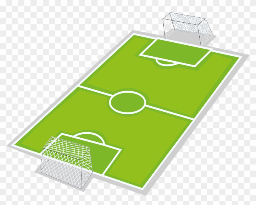 Football Pitch Stadium Clip Art - Campo De Futbol Render #1325413