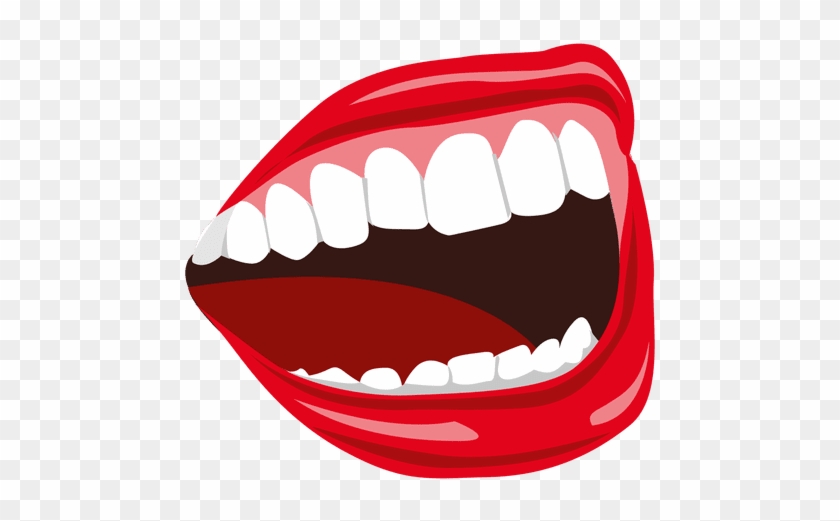 Mouth Encapsulated Postscript Clip Art - Laughing Mouth Png #1325440