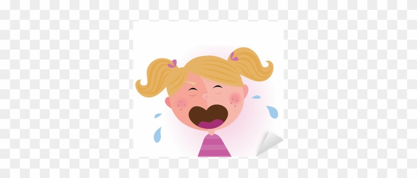 Crying Baby Girl - Girl Is Crying Cartoon #1325585