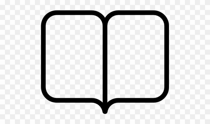 Open Blank Book Free Icon - Pictogram #1325590