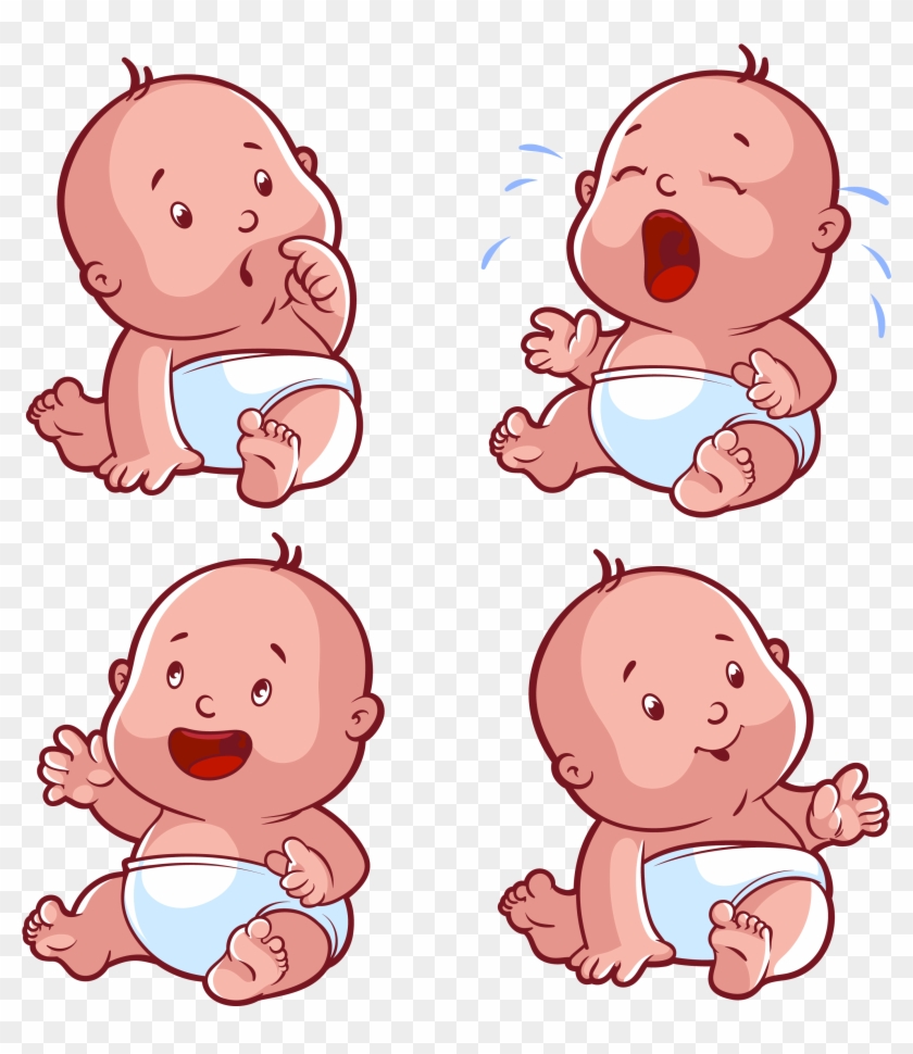Infant Child Cartoon Crying - Crying Baby Pic Cartoon - Free Transparent  PNG Clipart Images Download