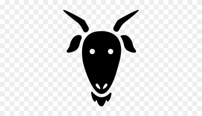 Head Of Goat Vector - Icon Goat #1325634
