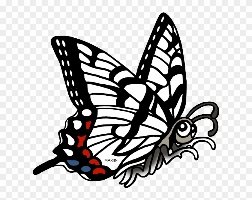 Zebra Clipart Phillip Martin - Papilio Machaon #1325667