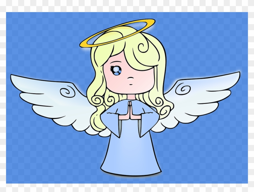 Girl Angel Cliparts 9, Buy Clip Art - Cartoon Angel #1325678