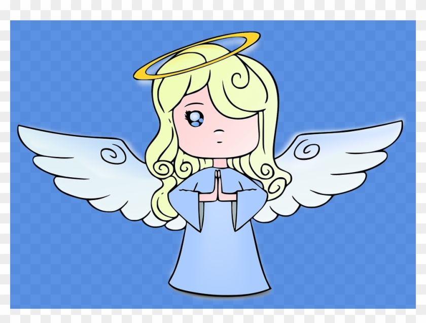 Girl Angel Cliparts 9, Buy Clip Art - Cartoon Angel #1325678