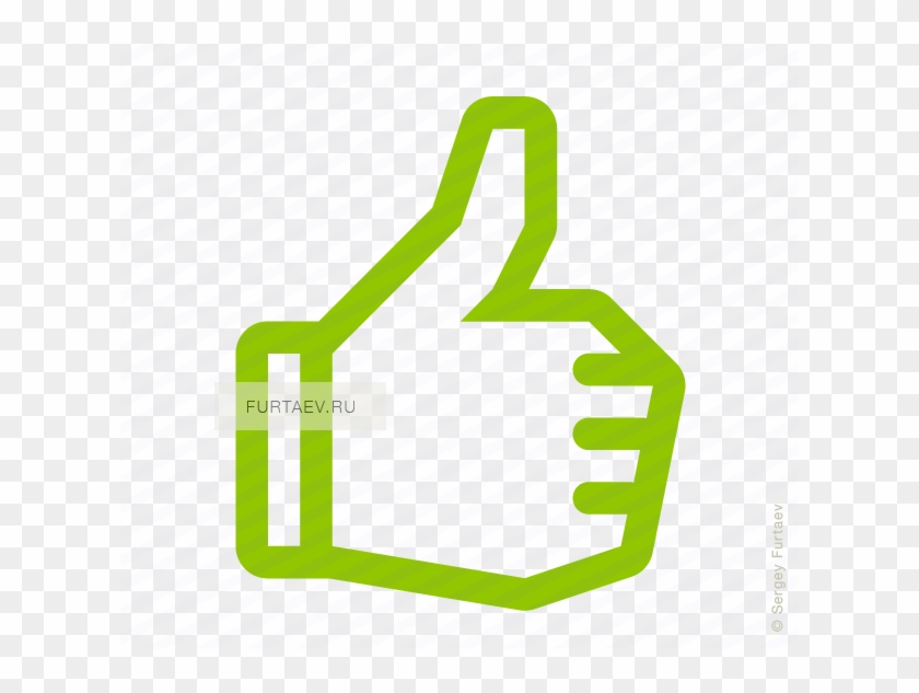 Vector Icon Of Thumbs-up Approval Hand Gesture - Right And Wrong Thumbs #1325711