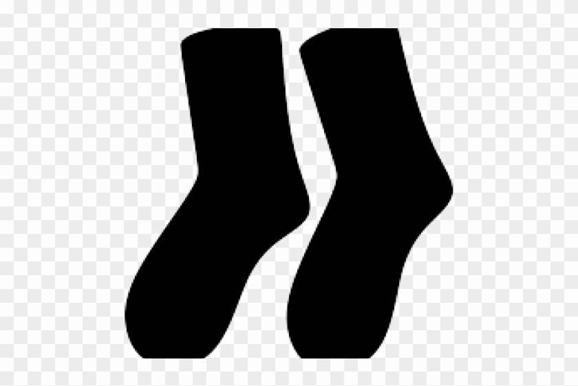 Socks Clipart Silhouette - Sock #1325726