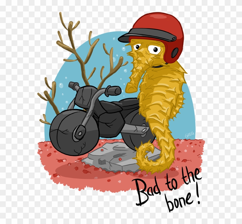 Seahorse Motorcycle By Werehare - Cartoon #1325857