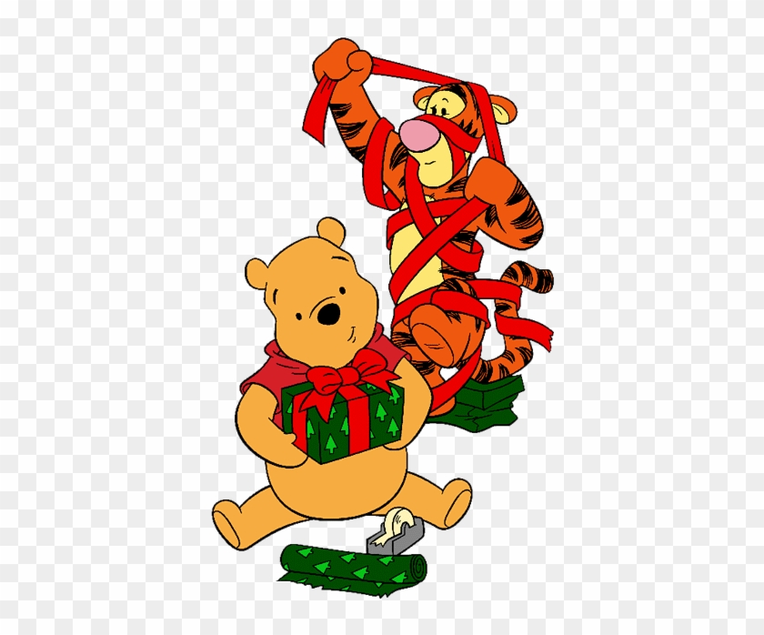 Winnie The Pooh Clipart Christmas - Tigger And Pooh Christmas #1325888