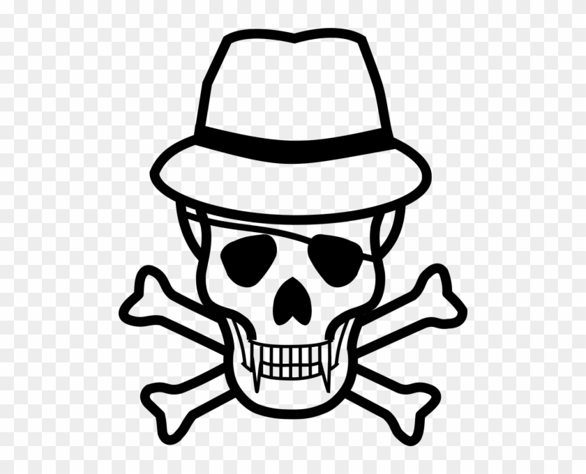 Crossbones,hat,jolly Roger,skull,skull Crossbones,skull - Skull And Crossbones #1325889