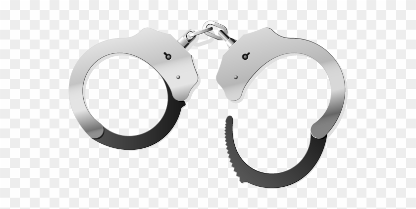 Handcuffs Police Clip Art - Handcuffs Vector #1325957