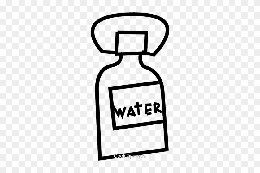 Bottled Water Royalty Free Vector Clip Art Illustration - Bottled Water Clip Art #1326015