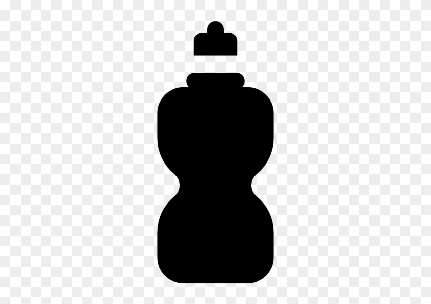 Water Bottle Free Icon - Bottle Water Black Png #1326016