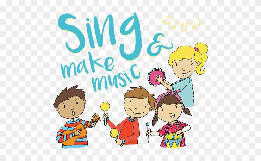 Music Bars Clipart - Kids Making Music Clipart #1326036