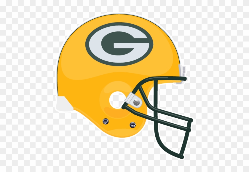 Helmet Clipart Green Bay Packers - Green Bay Packers Helmet Drawing #1326071