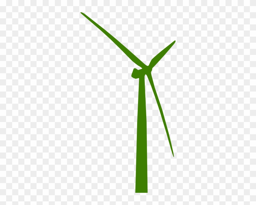 Green Wind Turbine Clip Art At Clker Com Vector Clip - Wind Turbine Clip Art #1326084