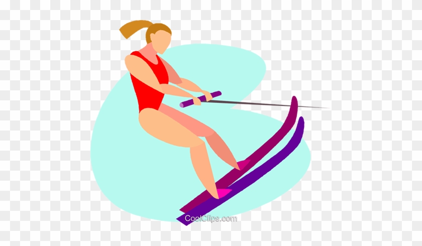 Water Sports Clipart - Water Skiing Clipart #1326091