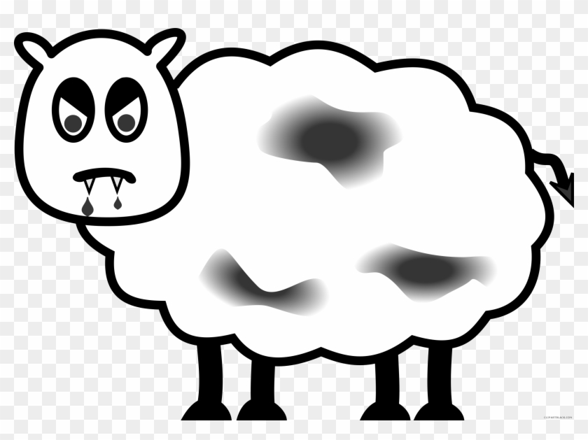 Sheep High Quality Animal Free Black White Clipart - Sheep #1326093