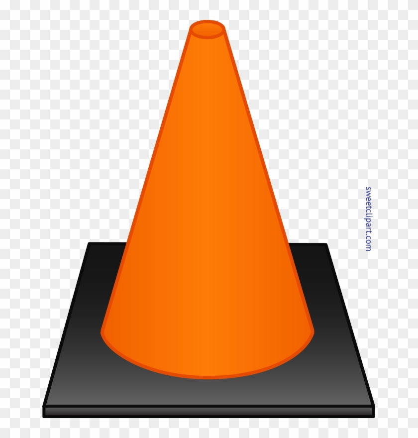 Pin Orange Cone Clipart - Traffic Cone Clip Art #1326135