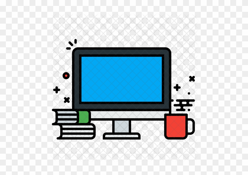 Personal, Desk, Computer, System, Coffee, Mug, Books - Computer Desk #1326165
