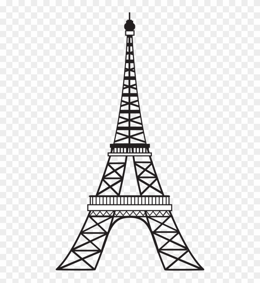 Free Png Eiffel Tower Image Png Images Transparent - Eiffel Tower Line Drawing #1326228