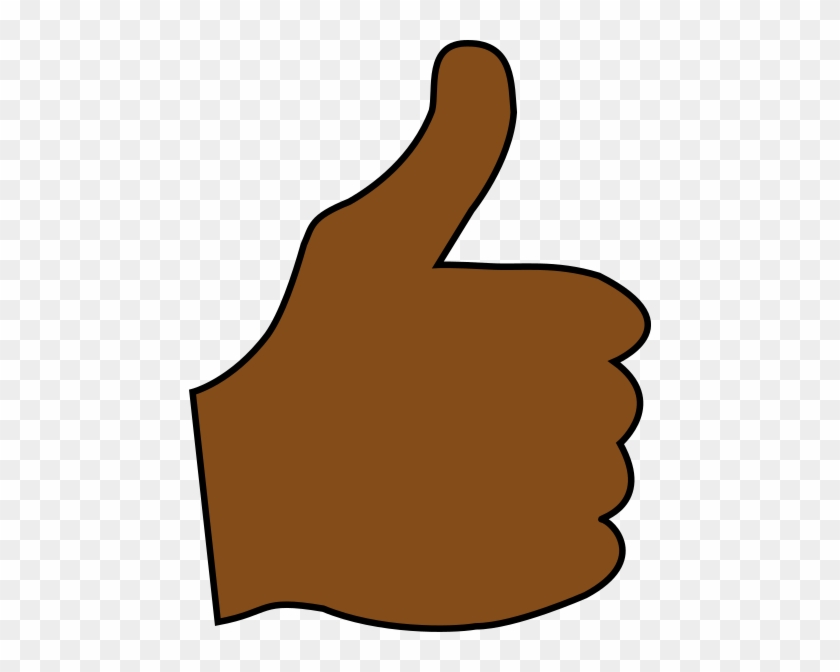 Thumbs Up Clipart Brown #1326238