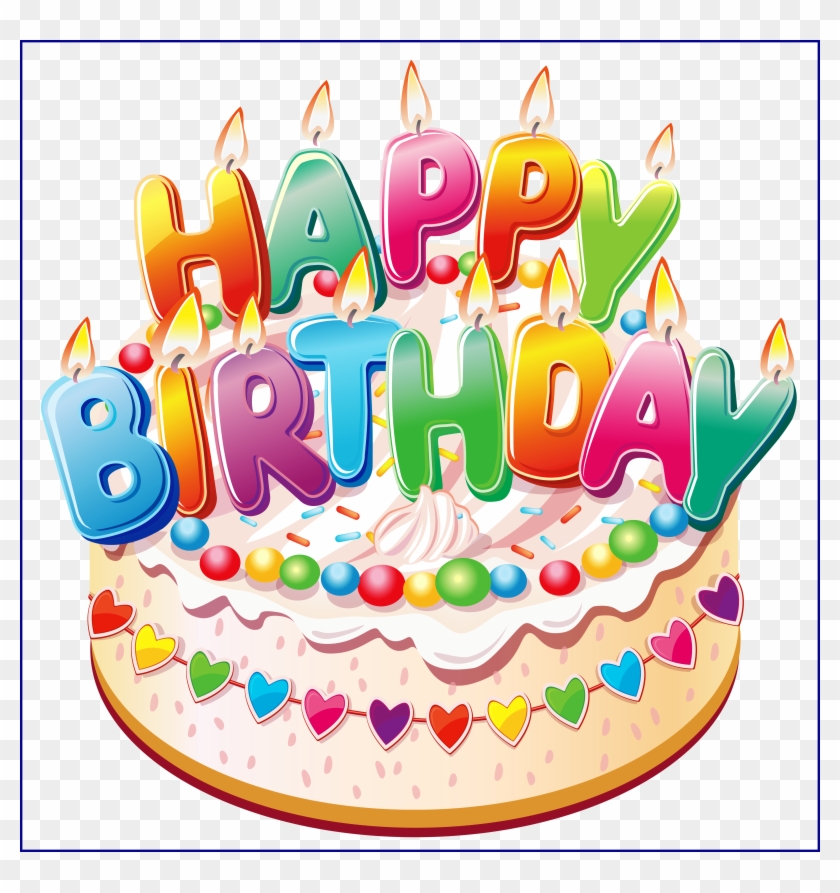 Best Clipart Of Birthday Candles Pics For Cake Trends - Birthday Cake Png Hd #1326248