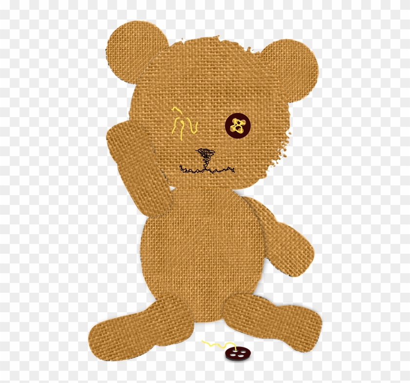 Teddy Clipart Eye - Old Teddy Bear Clipart #1326314