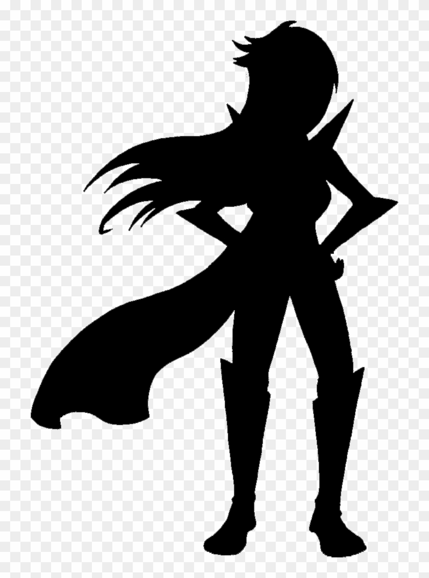 Silhouette For Competition Page - Tech Girl Super Hero #1326317
