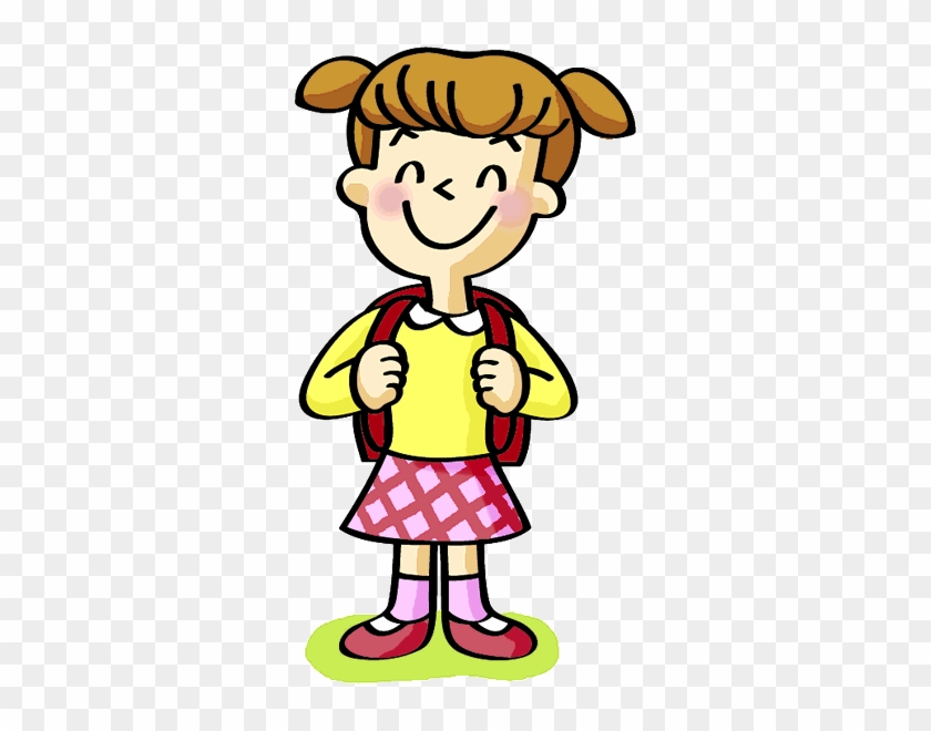 School Girl Clipart - School Girl Transparent Clipart #1326347