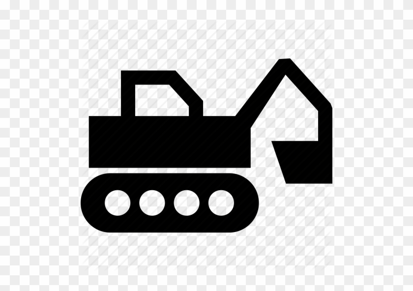 Excovator Clipart Jcb - Mechanical Excavator Icon #1326402