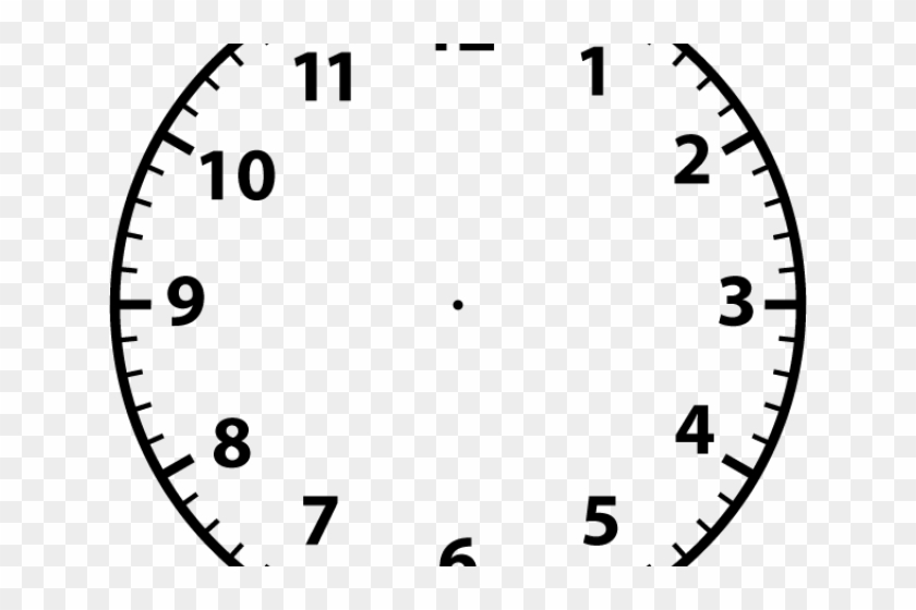 Blank Clock Face - Blank Analog Clock Face #1326410