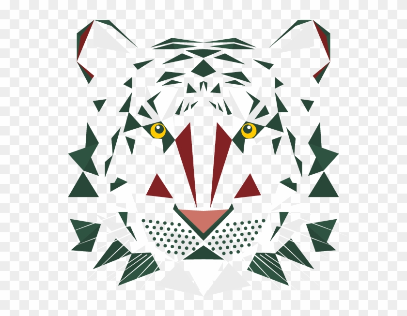 Illustrations - Geometric Tiger Png #1326429