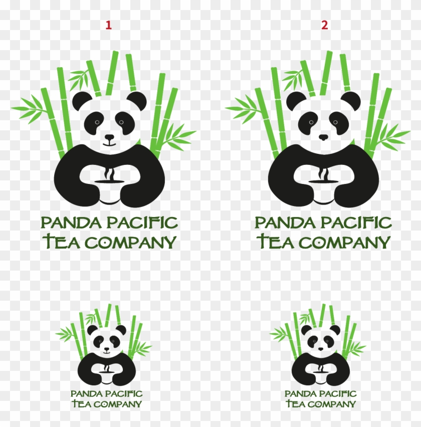 Logo Design By Shanchud For Panda Pacific Tea Company - Cartoon #1326440