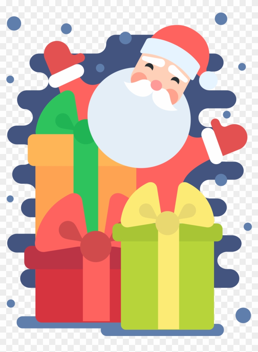 Santa Claus Reindeer Christmas Ornament Illustration - Christmas Day #1326458