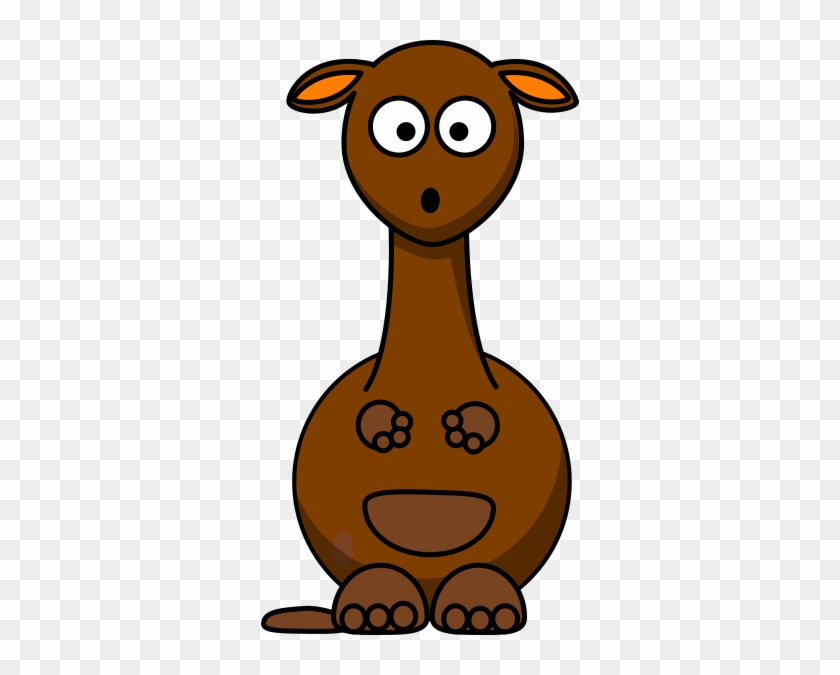 Kangaroo Clipart Happy Cartoon - Clip Art #1326602