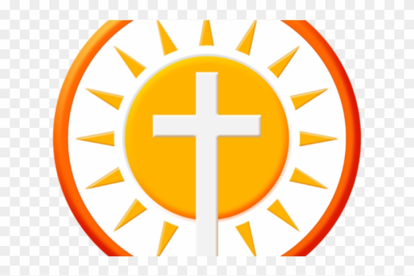 Sunshine Clipart Cross - Cross In A Circle #1326613